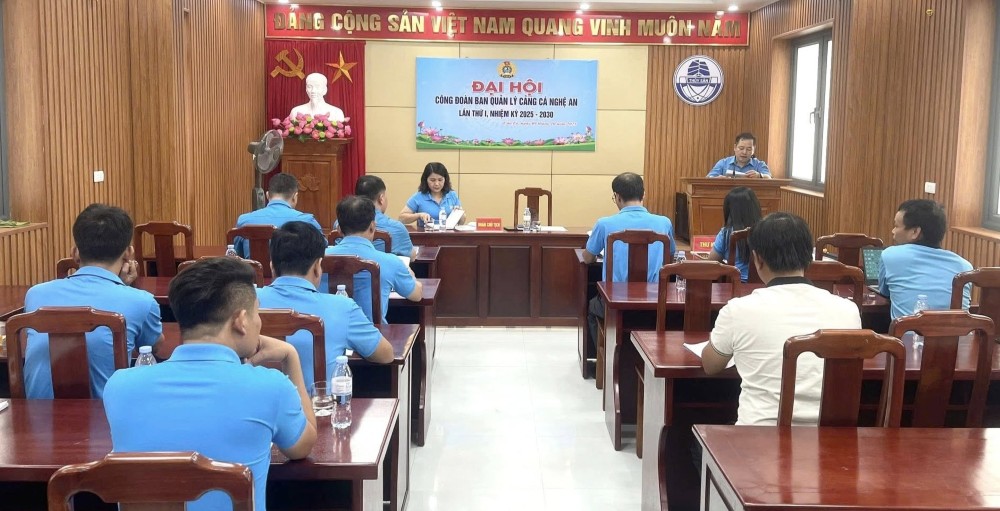 Cua Lo Ward Trade Unions organize a congress for the 2025-2030 term. Photo: Nghe An Trade Union