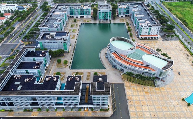 The headquarters of the Ba Ria - Vung Tau Provincial Administrative - Political Center is proposed to be assigned to Ho Chi Minh City University of Medicine and Pharmacy as a hospital's educational and operational facility. Photo: Nguyen Khoa