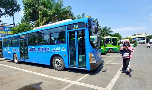 TPHCM hiện có 542 xe CNG đang hoạt động.  Ảnh: Minh Quân