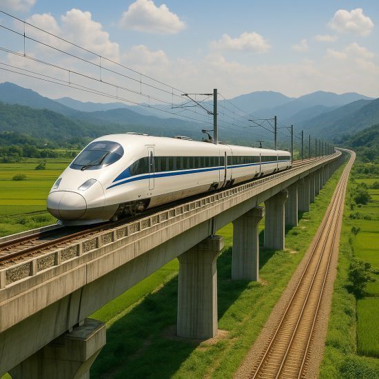 Vietnam is entering the preparation stage for the North-South high-speed railway project. Graphics: TKTS