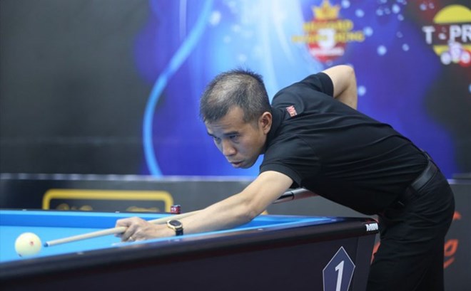 Trần Quyết Chiến là tay cơ giàu thành tích nhất của billiards carom 3 băng trên đấu trường thế giới. Ảnh: Phong Lê