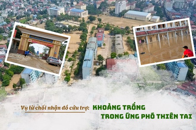 Ngăn cứu trợ giữa lụt bão ở ĐH Sư phạm Thái Nguyên là thiếu hiểu biết pháp luật