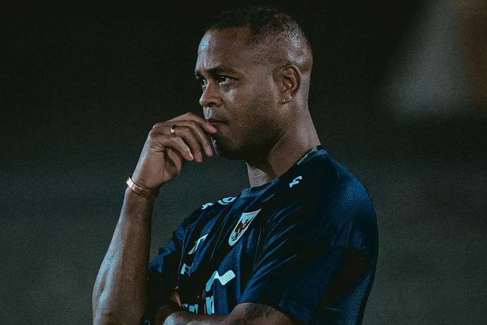 Coach Patrick Kluivert of the Indonesian team. Photo: PSSI