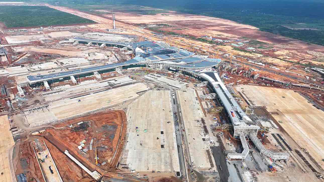 Overview of package 5.10 for the construction of Long Thanh airport passenger terminal. Photo: HAC