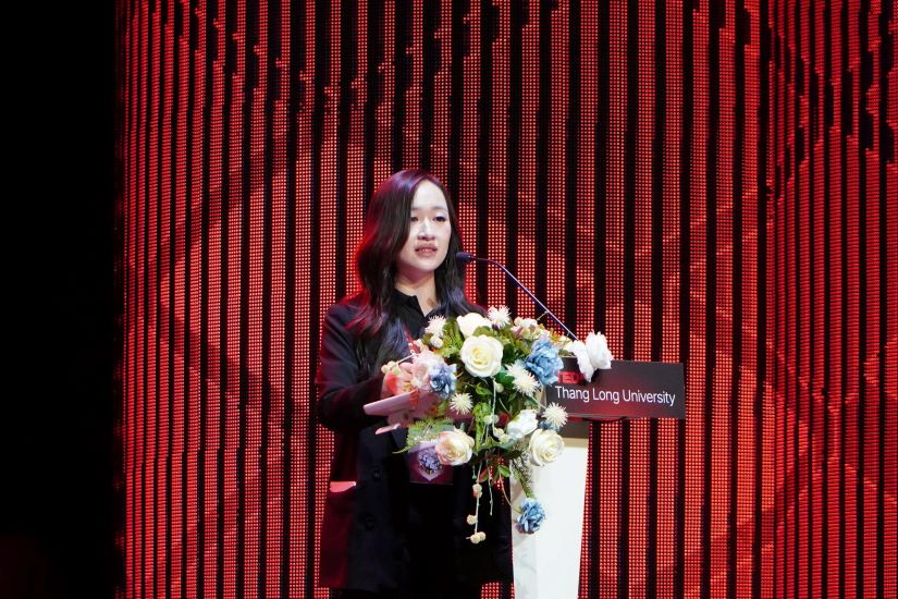 Truong Ban To chuc Hoang Nguyet Cam phat bieu. Anh: Anh Duc