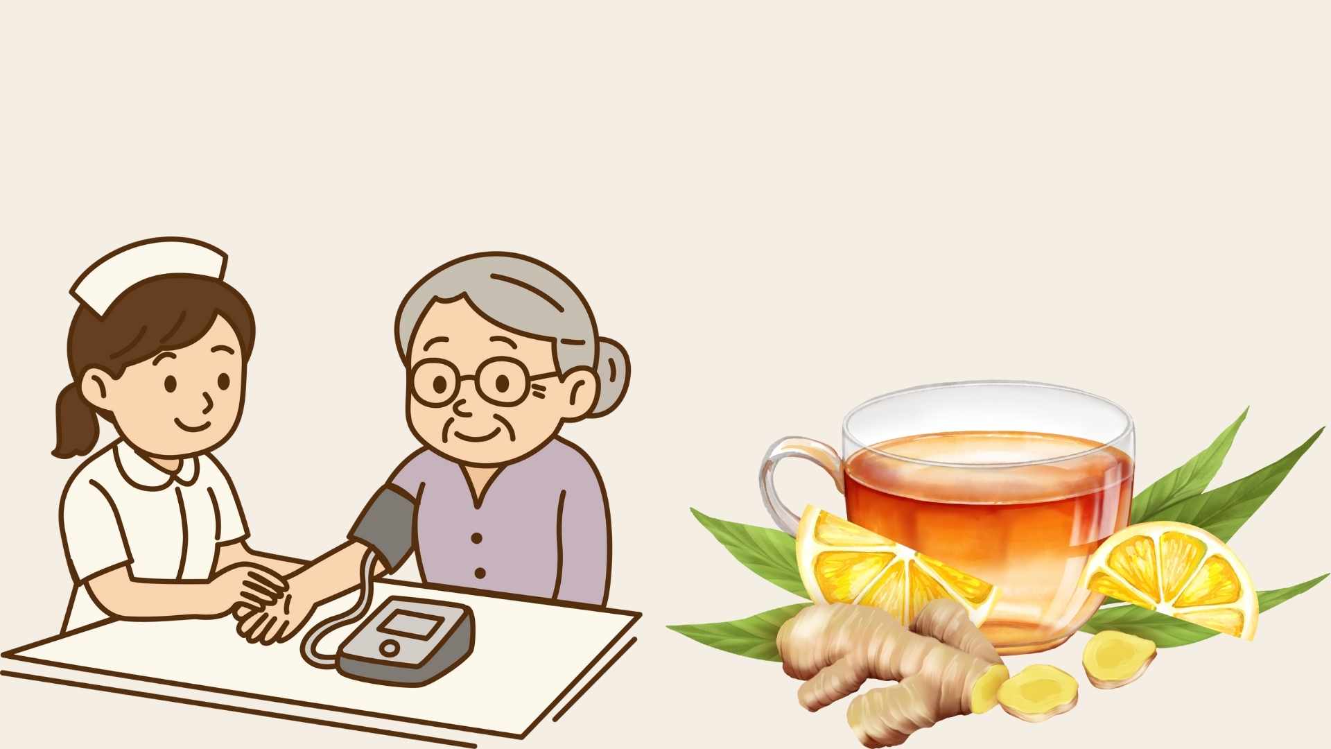 Lemon ginger juice, a simple secret to helping control blood pressure. Graphics: Minh Chau