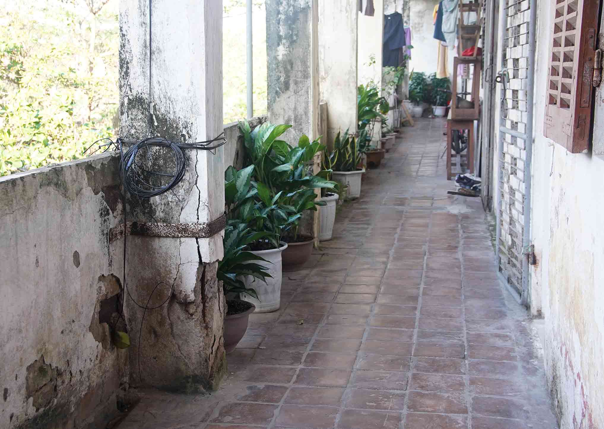 Phan tru cua cac toa nha da xuong cap nang. Anh: Quang Dai