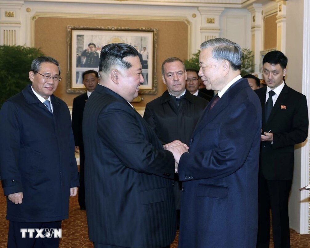 General Secretary To Lam and North Korean President Kim Jong Un. Photo: VNA