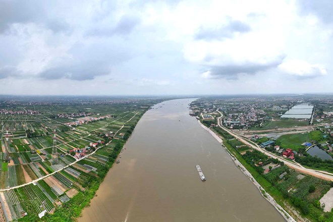 Thông tin về việc xây dựng 2 cầu qua sông Hồng thuộc đường Vành đai 4