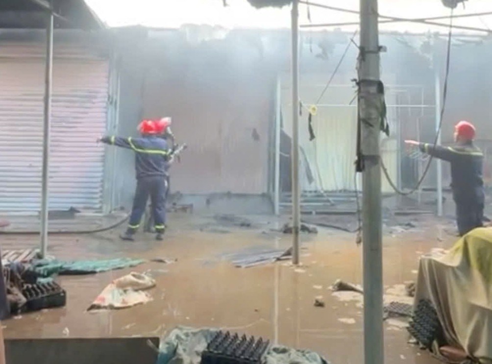 Fire scene. Photo: Hai Phong City Police