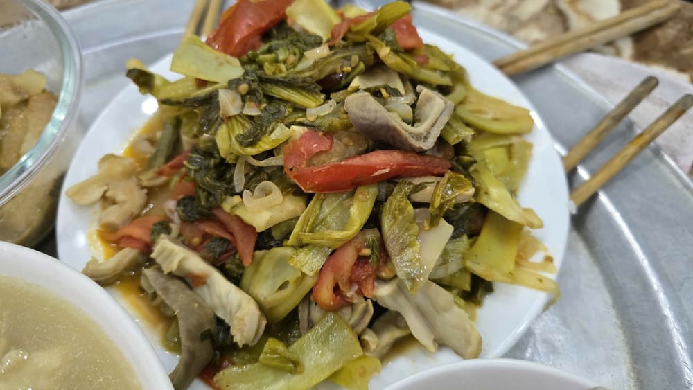 Stir-fried cucumber stomach is delicious and easy to serve. Photo: Tuan Dat