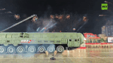 North Korea's Hwasong-20 missile during a parade to celebrate the 80th anniversary of the founding of the DPRK Labor Party. Photo: RT