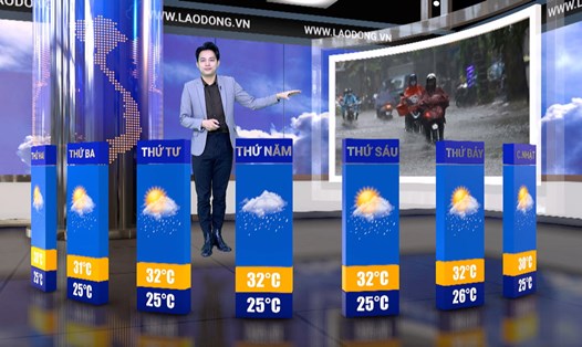 Bản tin dự báo thời tiết tuần tới từ ngày 13.10-19.10