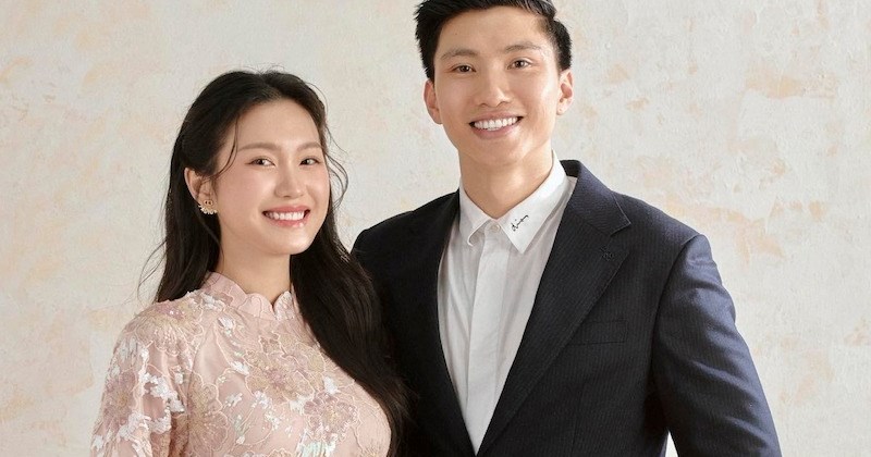 Doãn Hải My vui mừng khi Văn Hậu trở lại thi đấu. Ảnh: NVCC