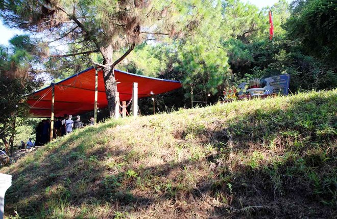 Vo Nguyen Giap 장군 묘소 사진. 사진: Cong Sang