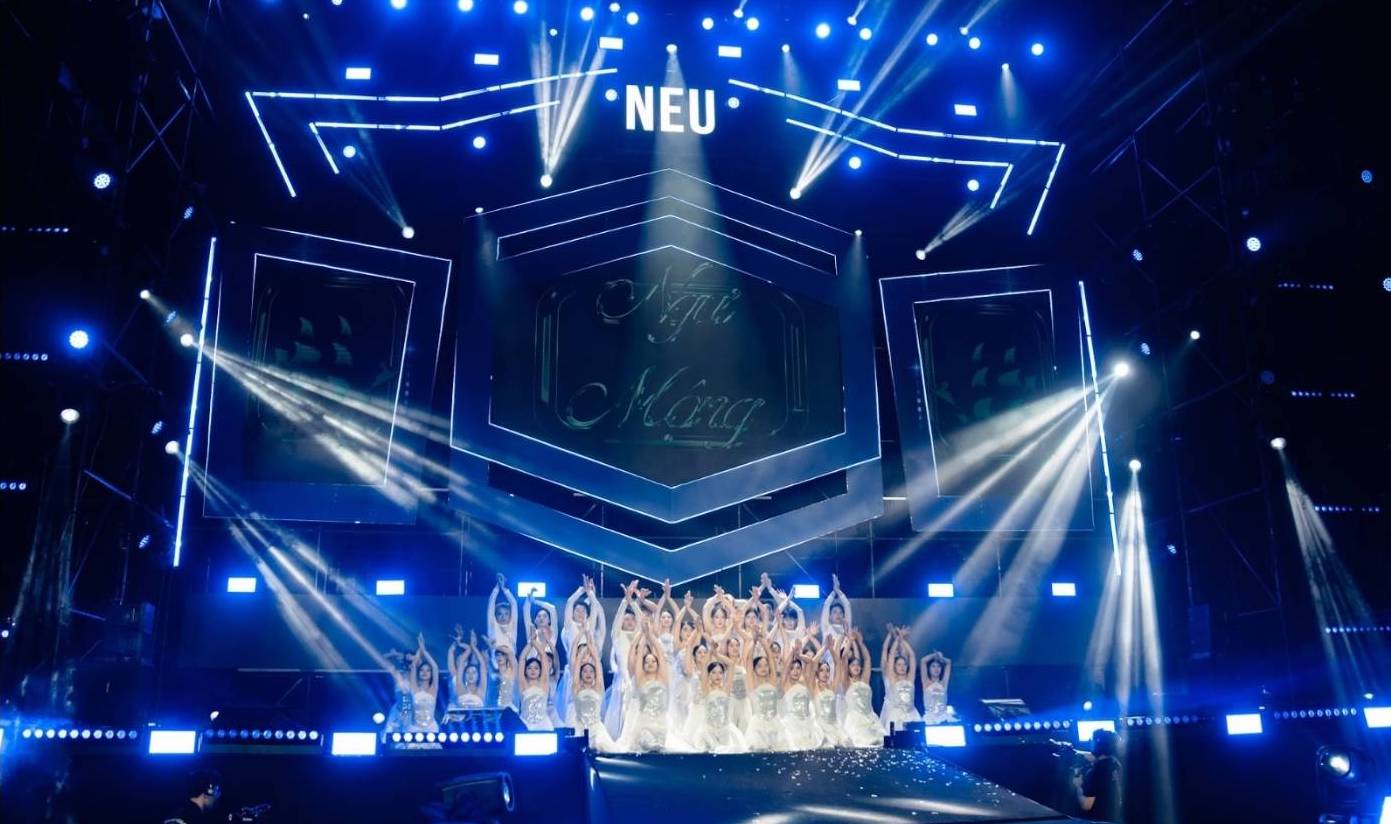 NEU Concert 2025 da chinh thuc duoc dien ra. Anh: NEU