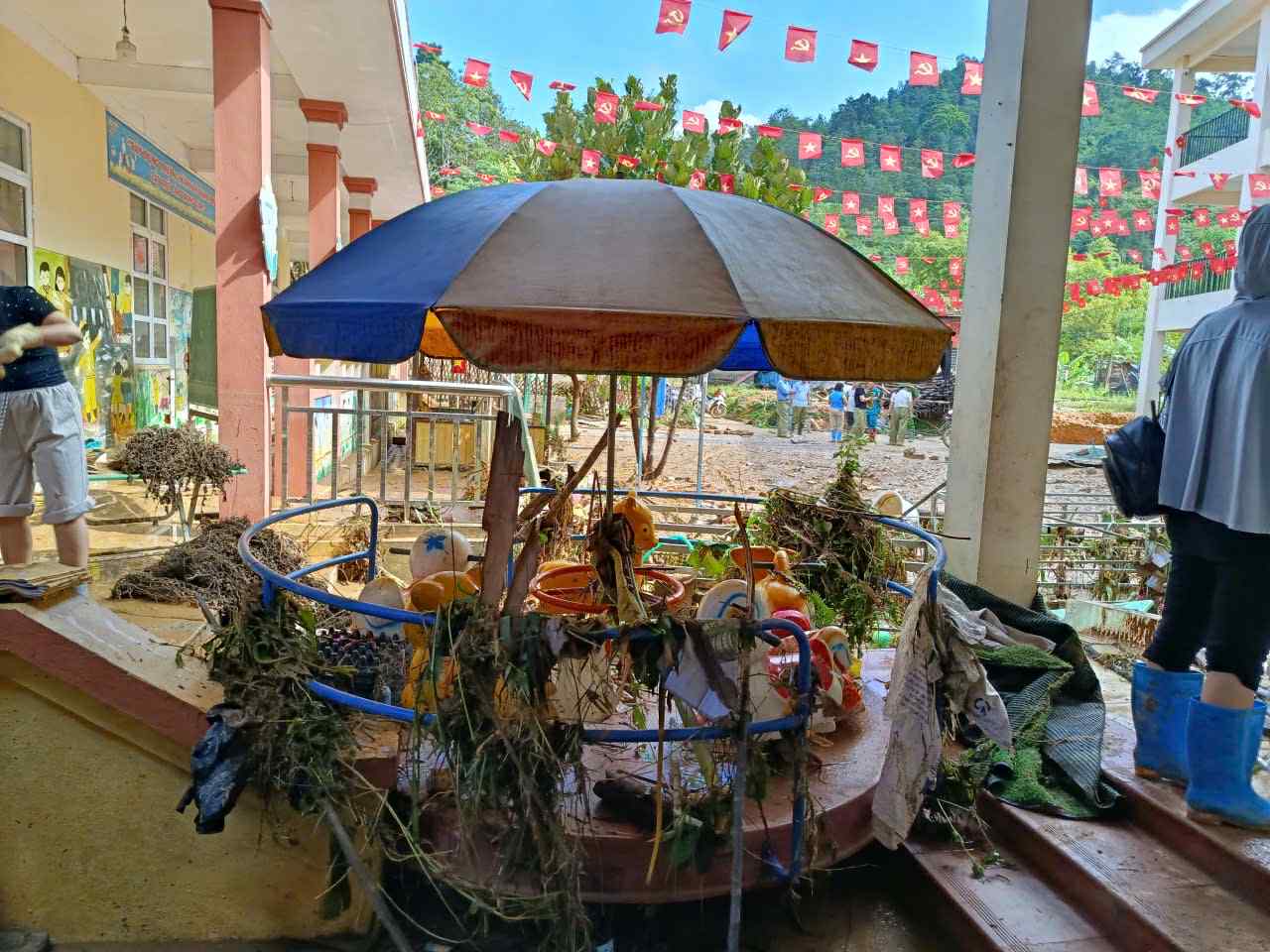 Hu hai nang ne tai Truong Mam non Yen Lo, xa Thien Hoa. Anh: Khanh Linh