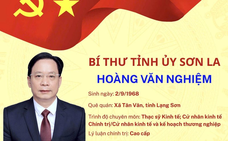 Mr. Hoang Van Nghiem is the new Secretary of the Son La Provincial Party Committee. Photo: Anh Tuan