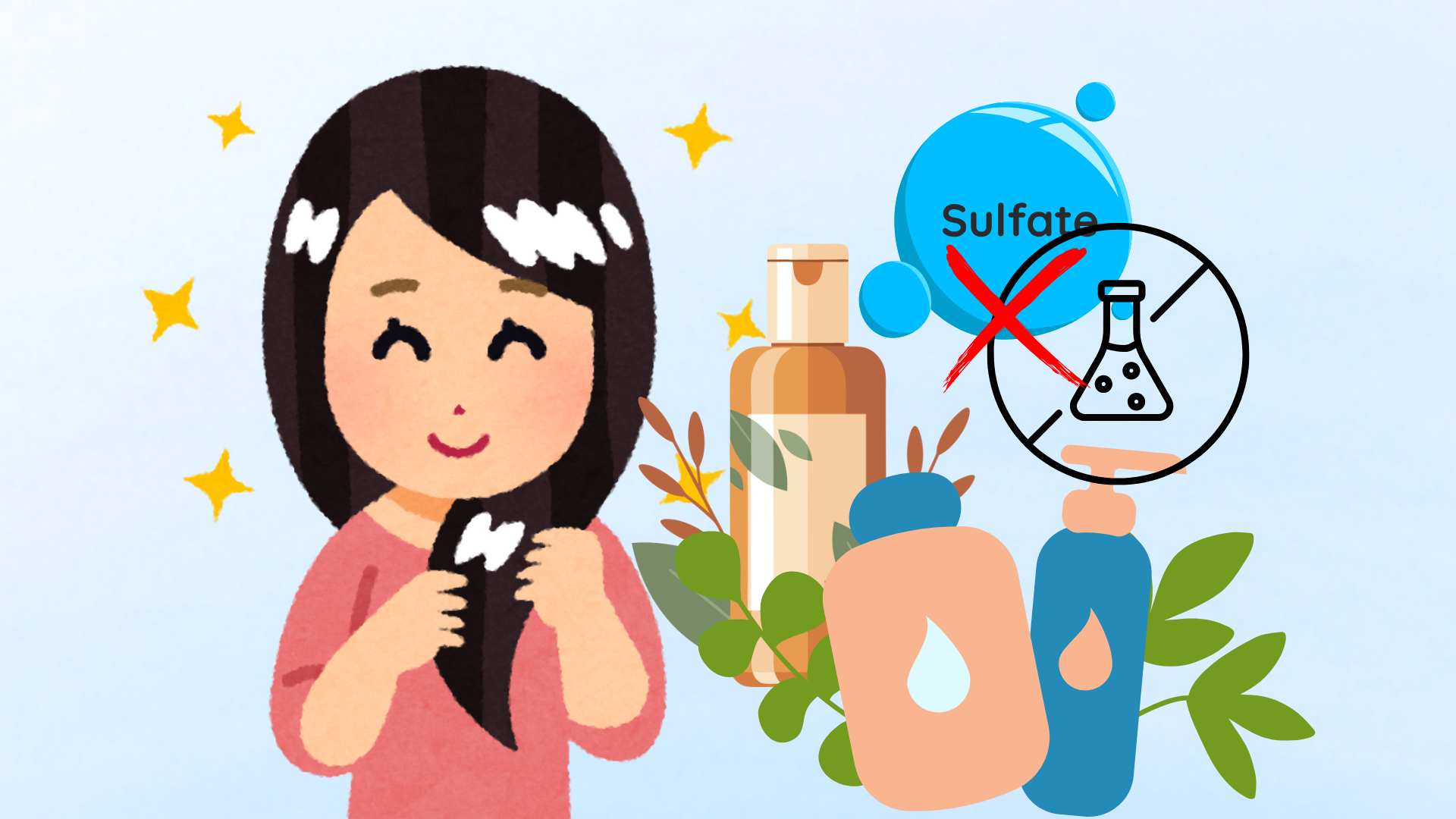 Washing your hair properly helps reduce hair loss effectively. Graphic photo: Hoang Loc