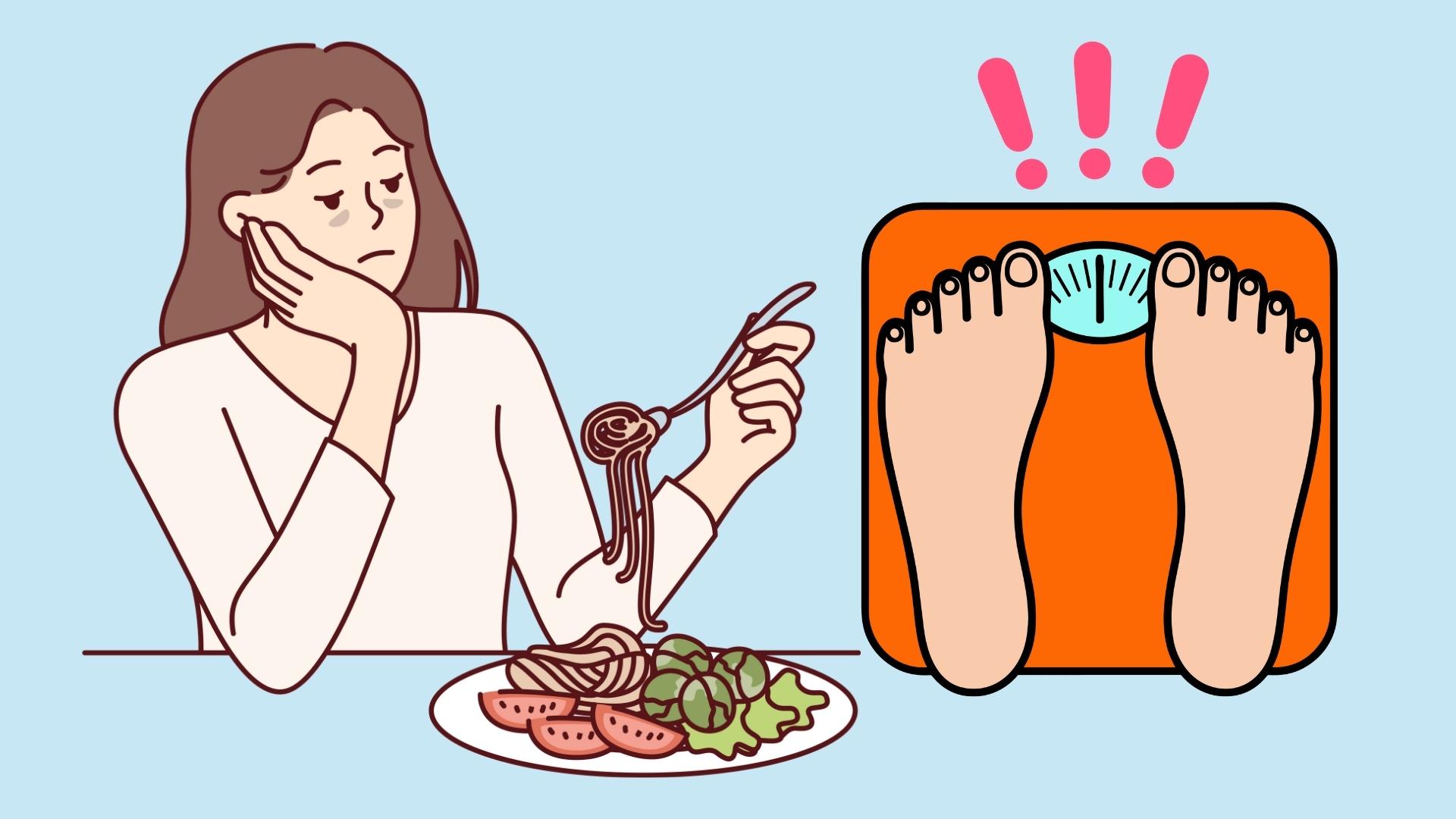 아침 식사를 거르고 체중 감량을 하지 않으면 체중이 증가하는 이유. 그래픽: 린단