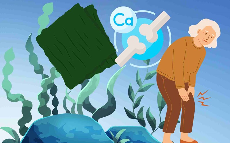 Low-calorie but rich in calcium vegetables, good for the bones and joints of the elderly