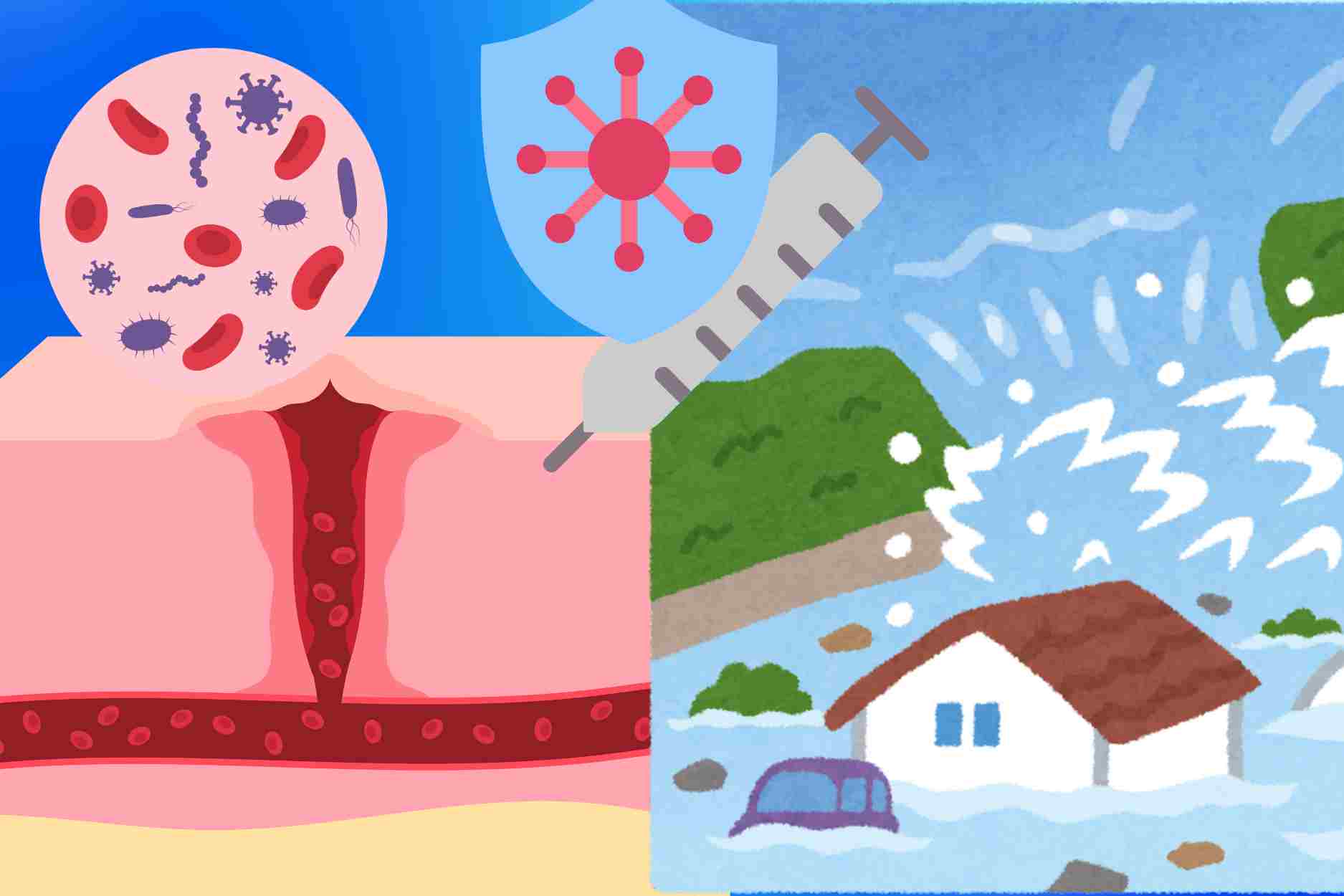 Things to do to avoid tetanus during the flood season