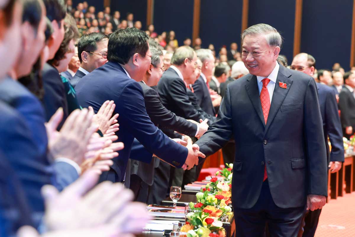 General Secretary To Lam attended the 1st Government Party Congress, term 2025-2030. Photo: Hai Nguyen