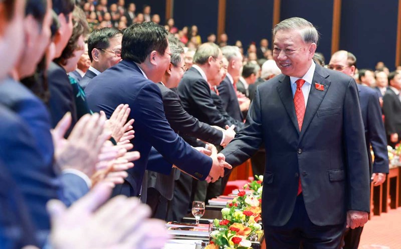 General Secretary To Lam attended the 1st Government Party Congress, term 2025-2030. Photo: Hai Nguyen