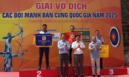 Vận động viên đội Bắn cung Vĩnh Long thi đấu xuất sắc, góp phần mang về 7 HCV quốc gia năm 2025 – Ảnh: Sở VH-TT&DL Vĩnh Long.