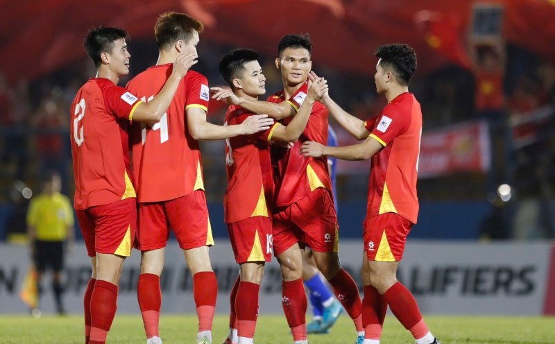 Vietnam team will face Nepal again in the second leg of the 2027 Asian Cup final qualifiers. Photo: Thanh Vu