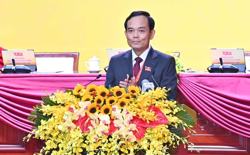 Ho Chi Minh City Party Secretary Tran Luu Quang spoke at the advisory meeting. Photo: Organizing Committee