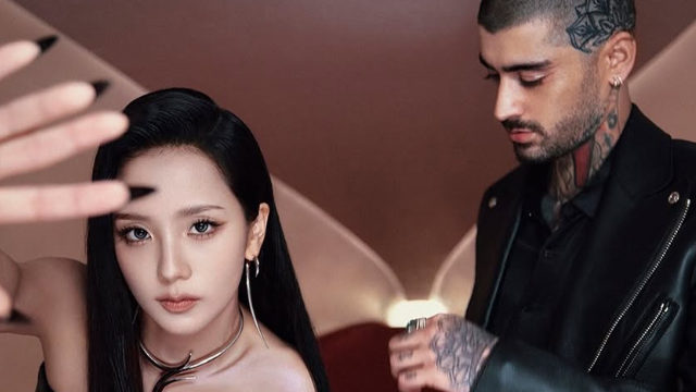 Jisooとザイン・マリク.