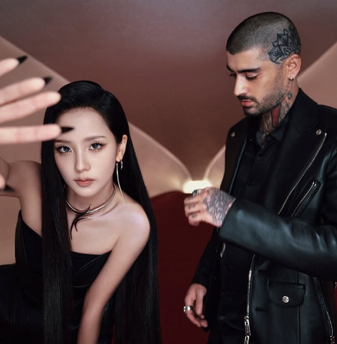 Hinh anh Jisoo nhom Blackpink va Zayn Malik trong MV moi “Eyes Closed“. Anh: Spotify