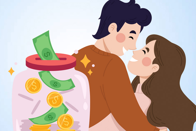 La importancia de las finanzas para mantener la relacion. Grafico: Thien Nhan