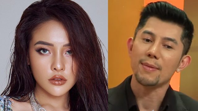 ンガン 98 (写真: フォン・ダット) とルオン・バン・クアン (写真は「新婚夫婦」プログラムのビデオから抜粋)