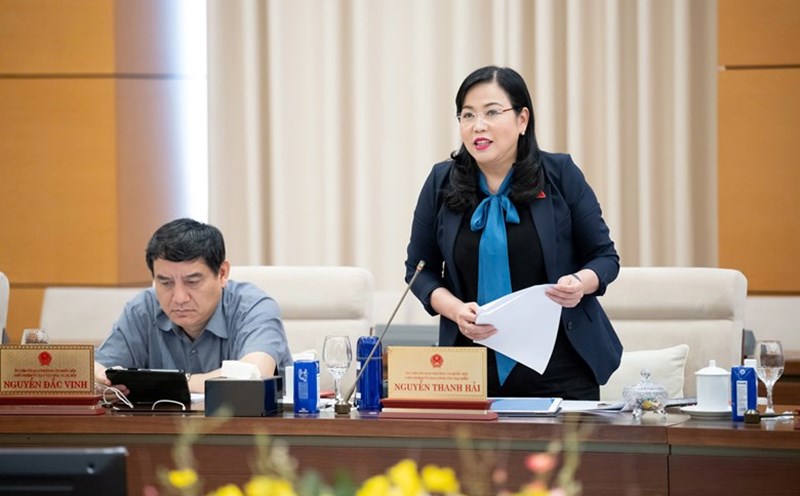 Chairman of the Delegation Work Committee Nguyen Thanh Hai said that the Chairman of the Provincial People's Committee receives citizens once a month, then it is necessary to listen to opinions and direct the resolution. Photo: Quochoi.vn