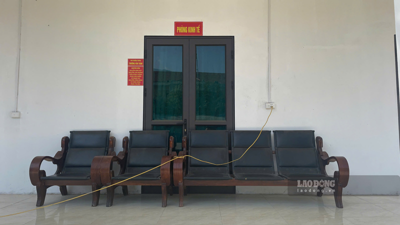 Phòng Kinh tế xã Tằng Loỏng, nơi xảy ra vụ việc. Ảnh: Đinh Đại