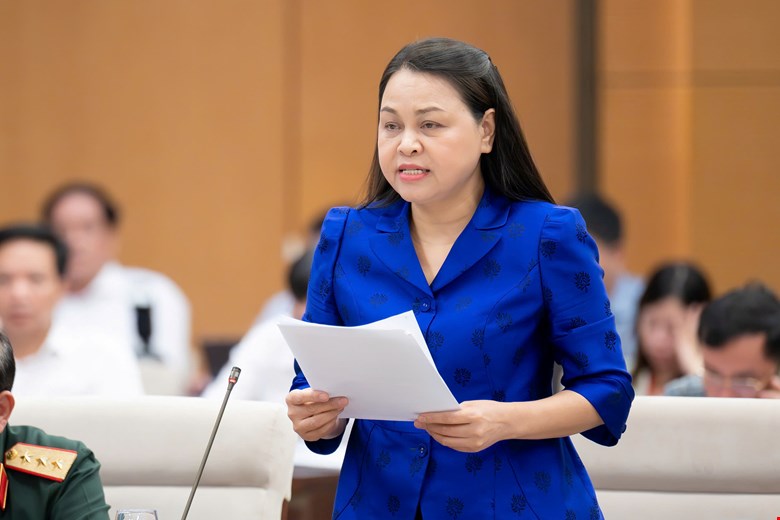 Phó Chủ tịch - Tổng Thư ký Ủy ban Trung ương MTTQ Việt Nam Nguyễn Thị Thu Hà. Ảnh: Quochoi.vn.