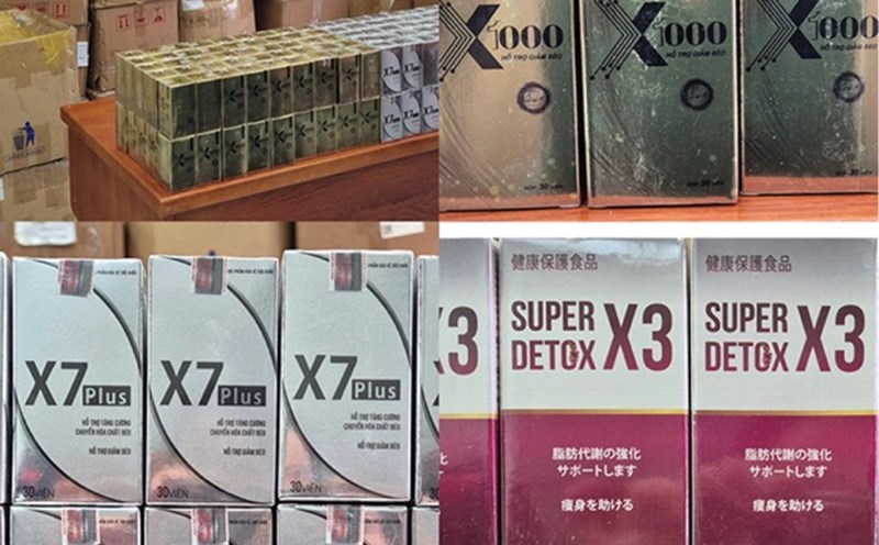 Los productos para perder peso de Ngan 98 contienen sustancias prohibidas que son perjudiciales para la salud. Foto: Cong an TPHCM