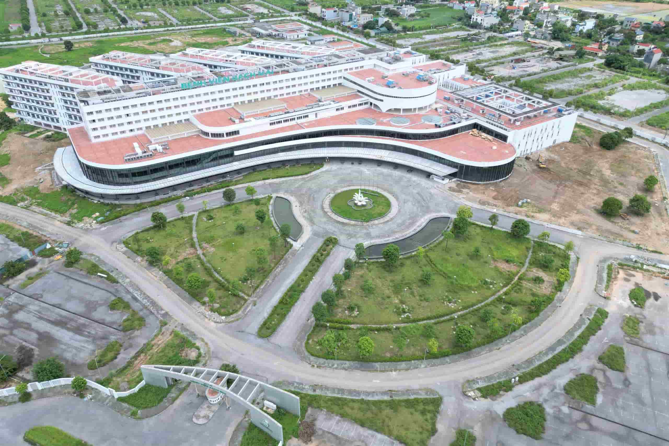 Overview of Bach Mai Hospital, Facility 2 in Liem Tuyen Ward (Ninh Binh). Photo: Dieu Anh