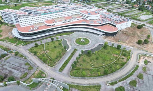 Toàn cảnh Bệnh viện Bạch Mai cơ sở 2 tại phường Liêm Tuyền (Ninh Bình). Ảnh: Diệu Anh