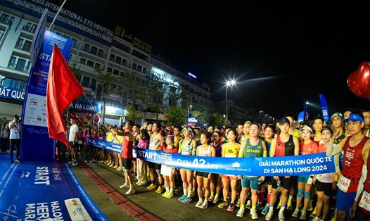 Giải Marathon quốc tế Di sản Hạ Long 2024. Ảnh: Ban tổ chức cung cấp
