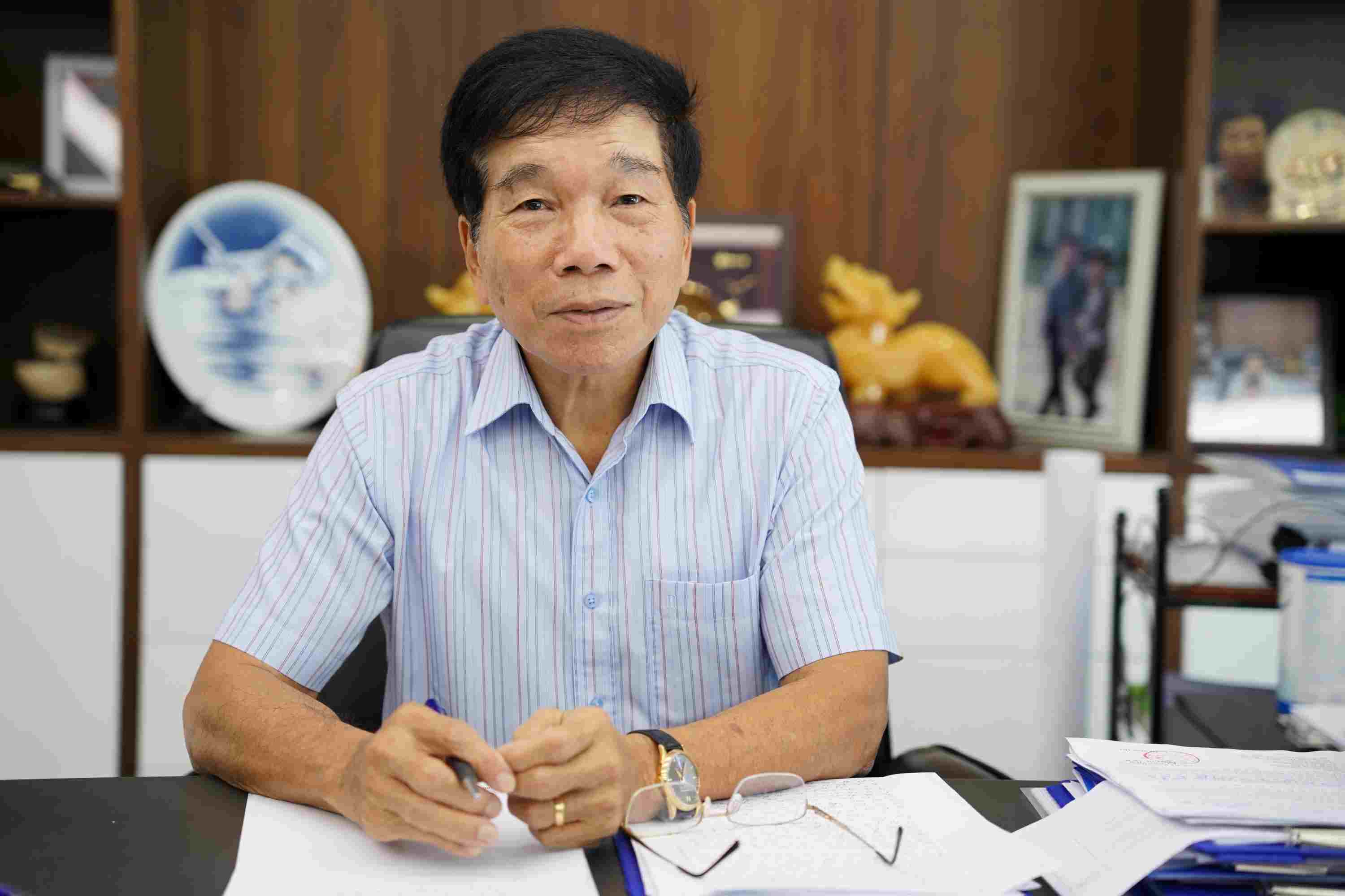 Ong Nguyen Quoc Hiep - Chu tich Hiep hoi Nha thau xay dung Viet Nam. Anh: Linh Trang