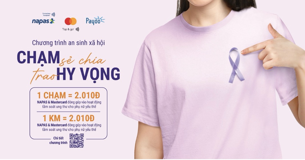 Napas, Mastercard, Payoo to chuc chuong trinh an sinh xa hoi “Cham se chia, Trao hy vong” nam thu ba