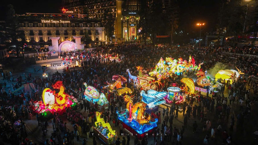 Ta Van desea desarrollar una economia nocturna como Sa Pa para atraer turistas. Foto: Hoang Luyen