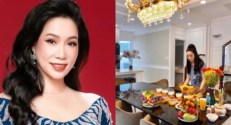 NSND Trinh Kim Chi vive en una mansion valorada en decenas de miles de millones. Foto: Proporcionada por el artista.