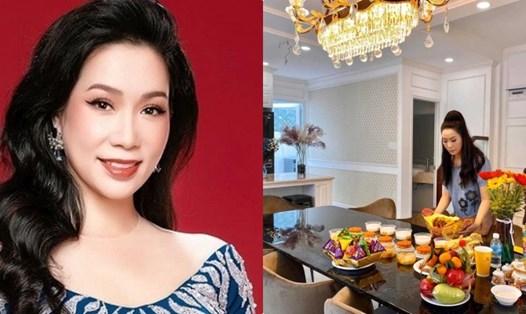 NSND Trịnh Kim Chi sống trong biệt thự có giá trị chục tỉ. Ảnh: Nghệ sĩ cung cấp.