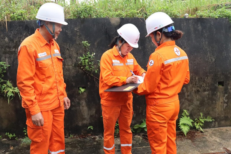 Cong tac an toan lao dong luon duoc de cao nham giam thieu tai nan lao dong. Anh: Mai Ngoc Luong