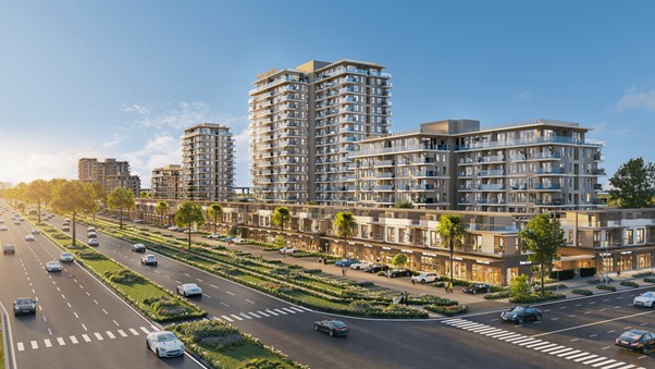 Tu Solaria Rise, cu dan chi mat khoang 40 phut de di chuyen den trung tam TP.HCM. Anh: Solaria Rise