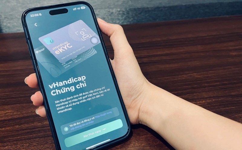 Users of the vHandicap application are required to provide personal information to be authenticated and used. Photo: PV Group